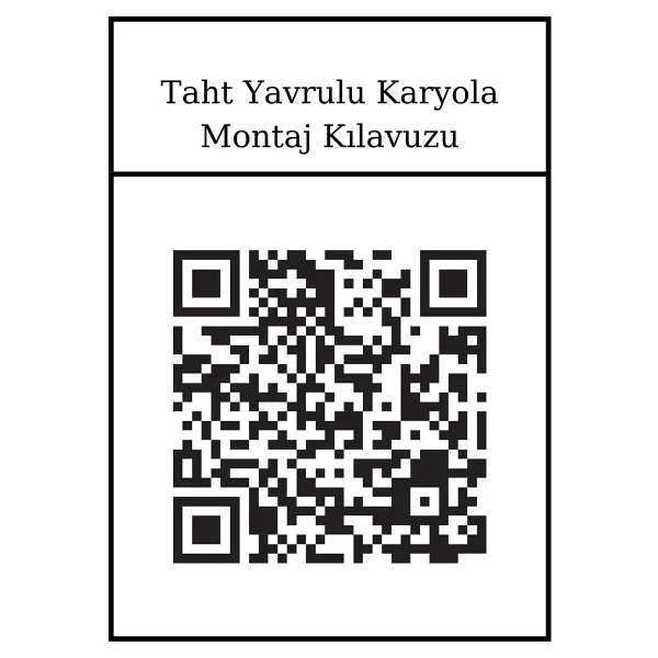 Setay Mobilya Taht Beyaz 90x200 cm Yavrulu Karyola - Görsel 6