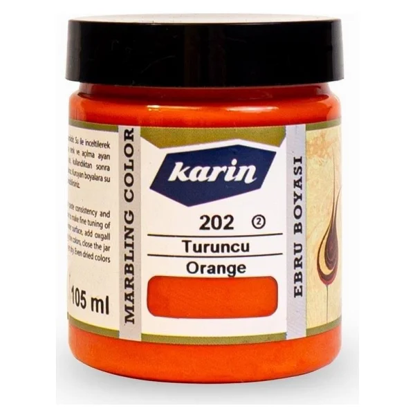 Karin Ebru Boyası 105 Ml. 202 Turuncu