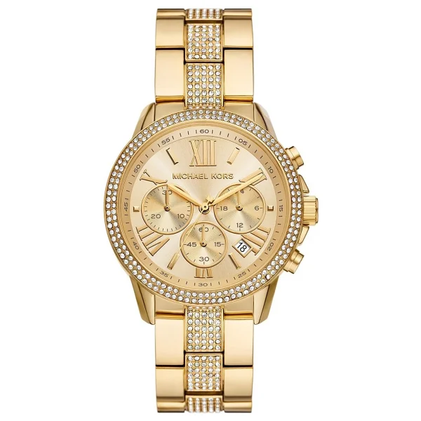 Michael Kors Oversized Brynn Pave Mk7504 Altın Kadın Kol Saati - Görsel 2