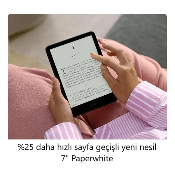 Amazon Kindle Paperwhite 12. Nesil Signature Edition 32 GB 7" E-Kitap Okuyucu - Görsel 5
