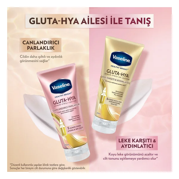 Vaseline Gluta Hya Leke Karşıtı Ve Aydınlatıcı Vücut Losyonu 200 Ml - Görsel 8