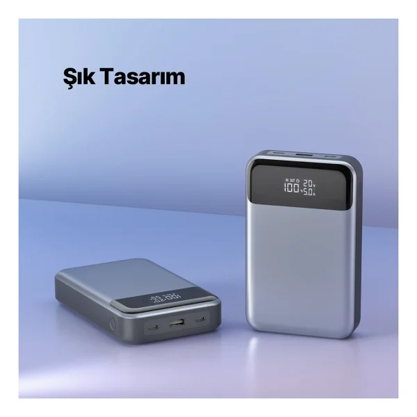 Ttec Recharger Pro Lcd 2bb218 20000 mAh Hızlı Şarj Powerbank - Görsel 8