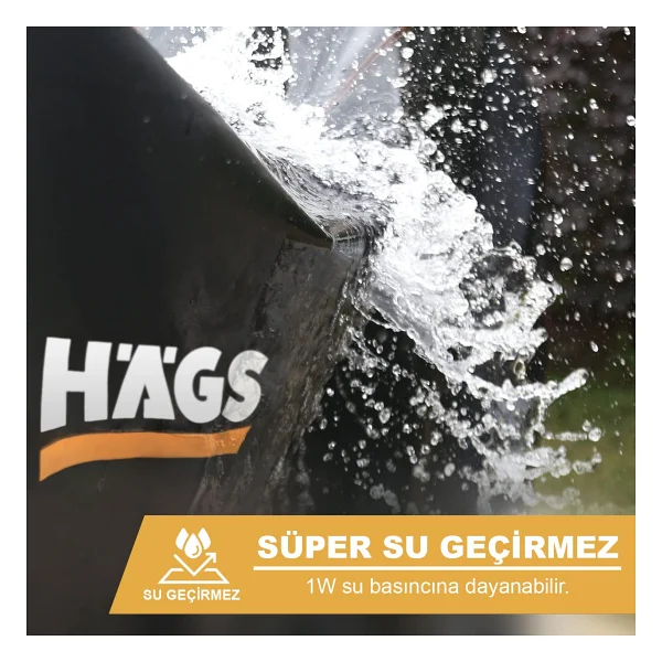 Hags Tek Kişilik Bahçe Koltuk Örtüsü, Bahçe Koltuk Koruma Brandası Örtüsü, 100-80-75cm - Siyah - Görsel 4