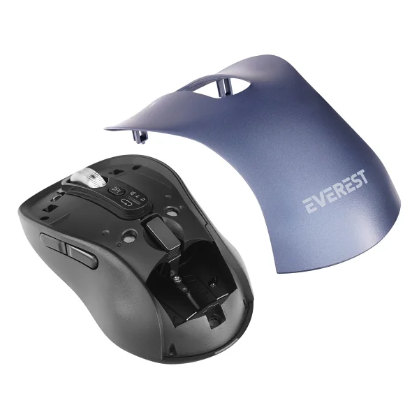 Everest Eternal Siyah Optik Kablosuz Mouse - Görsel 5