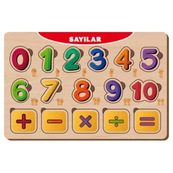 Ca Games Ahşap Puzzle Sayılar 19x29 - Görsel 2