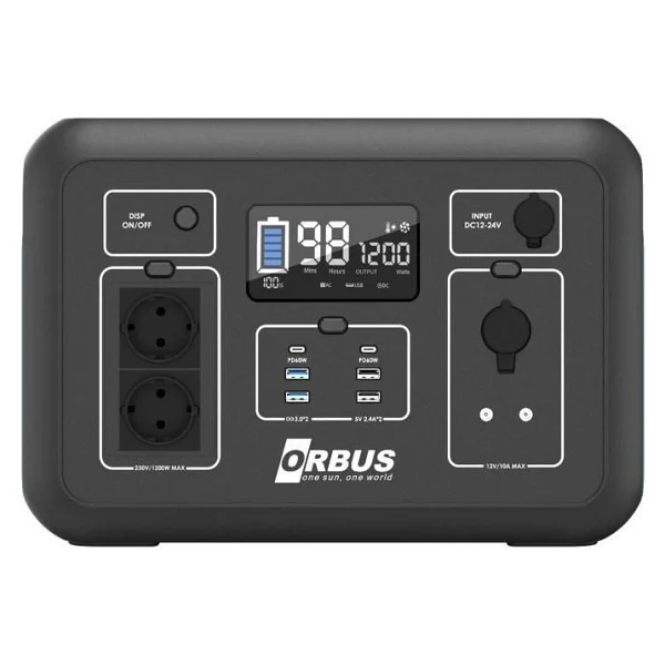 Orbus 1200 W Taşınabilir Güç Kaynağı - Görsel 4