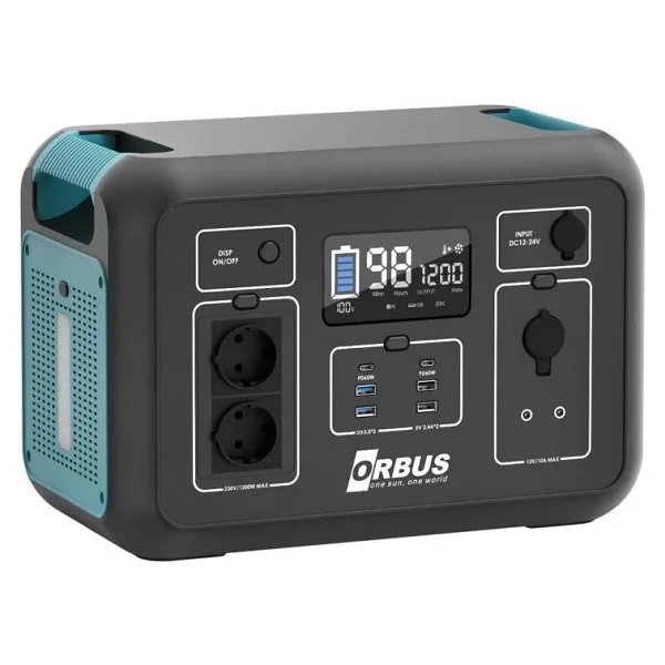 Orbus 1200 W Taşınabilir Güç Kaynağı - Görsel 2