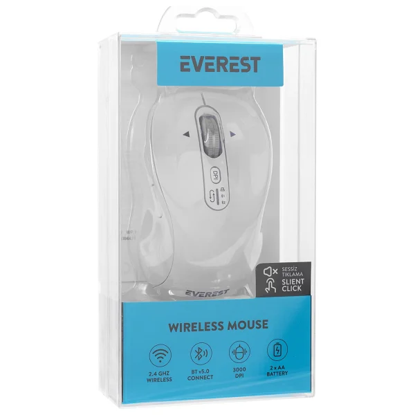 Everest Eternal Optik Kablosuz Mouse - Görsel 7