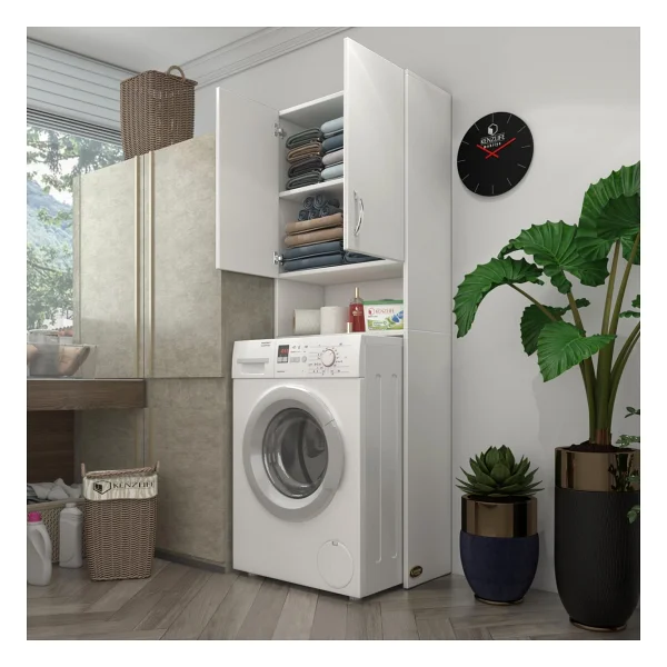Kenzlife Sinem 180x066x30 Cm Çamaşır Makinesi Dolabı - Görsel 9