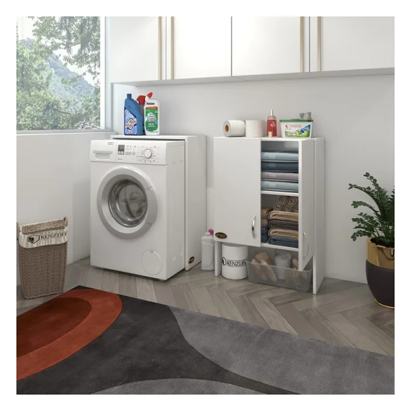 Kenzlife Sinem 180x066x30 Cm Çamaşır Makinesi Dolabı - Görsel 2
