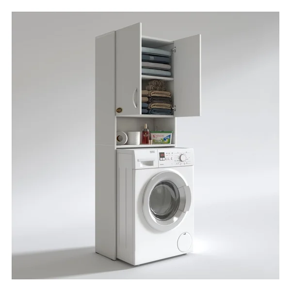 Kenzlife Sinem 180x066x30 Cm Çamaşır Makinesi Dolabı - Görsel 3