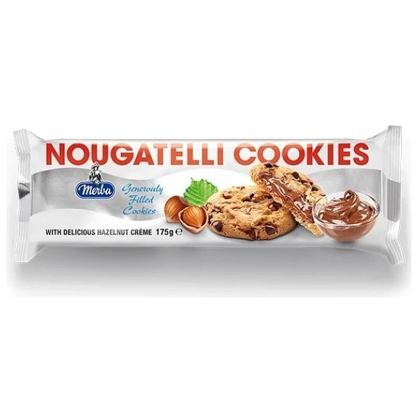 Merba Nougatelli Cookies 175 Gr - Görsel 2