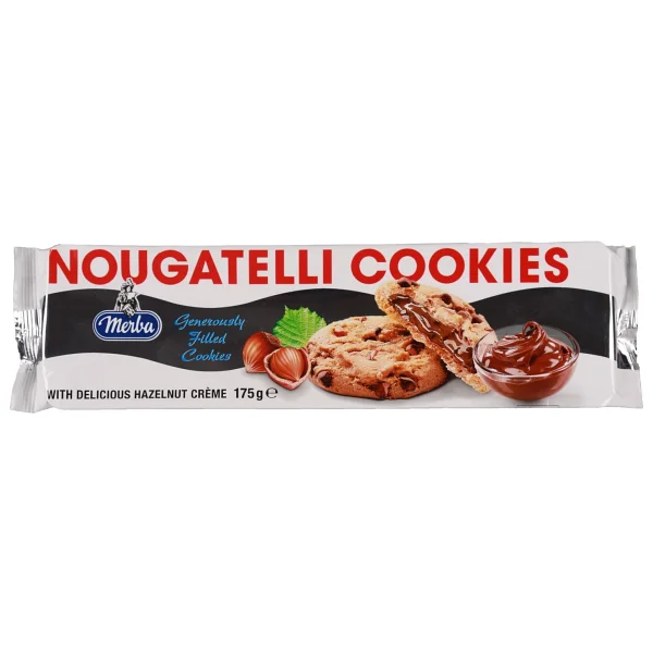 Merba Nougatelli Cookies 175 Gr - Görsel 3