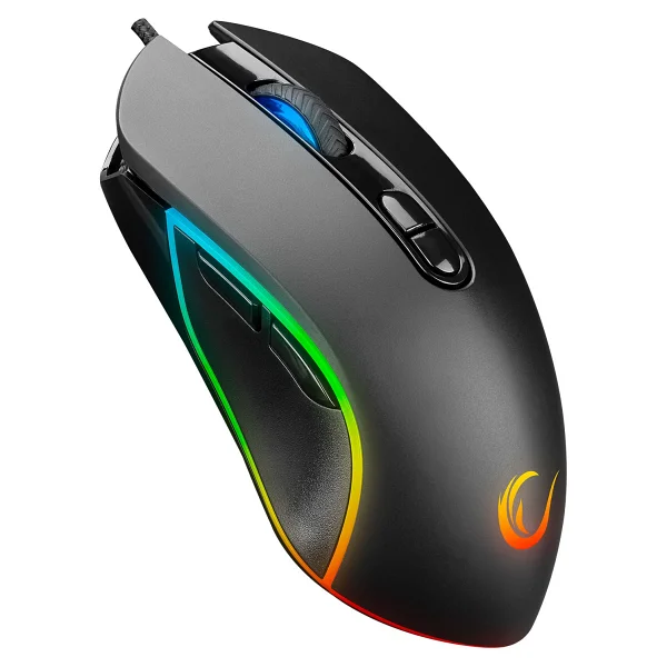 Rampage Smx-G65 Alpor RGB Makrolu Ergonomik Optik Kablolu Oyuncu Mouse - Görsel 6