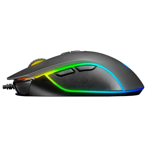 Rampage Smx-G65 Alpor RGB Makrolu Ergonomik Optik Kablolu Oyuncu Mouse - Görsel 2