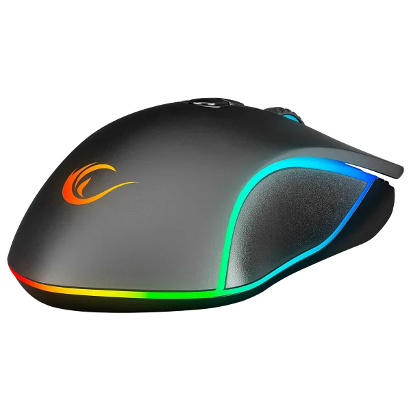 Rampage Smx-G65 Alpor RGB Makrolu Ergonomik Optik Kablolu Oyuncu Mouse - Görsel 3
