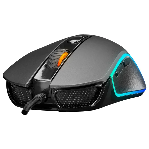 Rampage Smx-G65 Alpor RGB Makrolu Ergonomik Optik Kablolu Oyuncu Mouse - Görsel 4