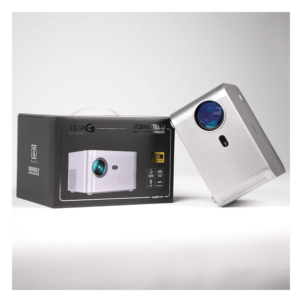 Topg Vision Ultra70 550 Lümen Full HD Wi-Fi Android LED Projeksiyon Cihazı - Görsel 5