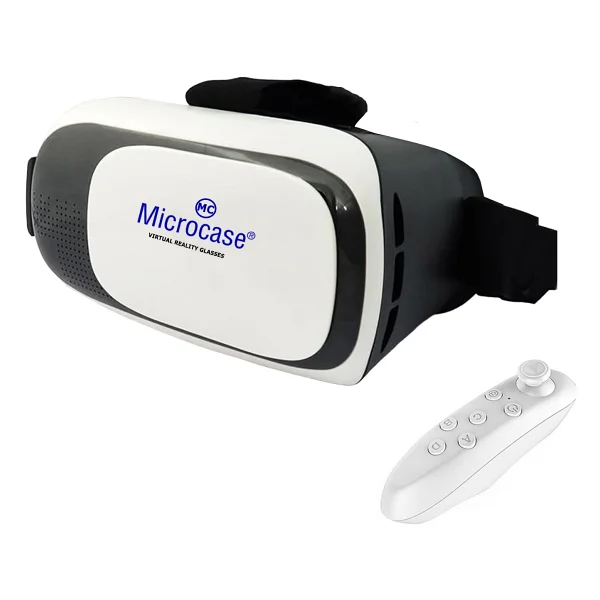 Microcase Vr 3d Sanal Gerçeklik Gözlüğü + Vr Kablosuz Bluetooth Kumanda-Al4755 - Görsel 9