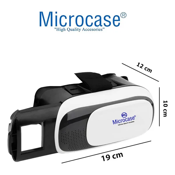Microcase Vr 3d Sanal Gerçeklik Gözlüğü + Vr Kablosuz Bluetooth Kumanda-Al4755 - Görsel 2