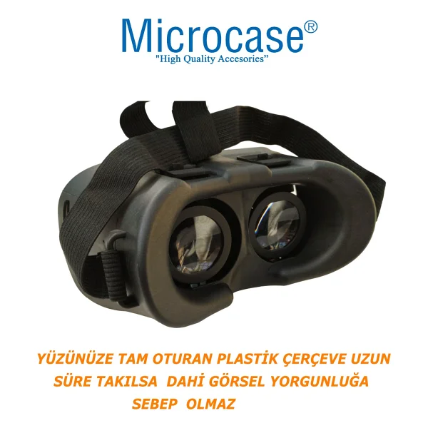 Microcase Vr 3d Sanal Gerçeklik Gözlüğü + Vr Kablosuz Bluetooth Kumanda-Al4755 - Görsel 5