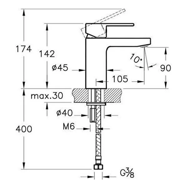 Artema Fold S A42532 Lavabo Bataryası - Görsel 6