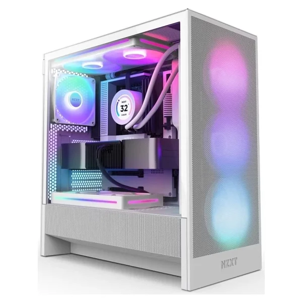 Nzxt H5 Flow RGB 2024 Fanlı E-Atx Oyuncu Kasası - Görsel 6