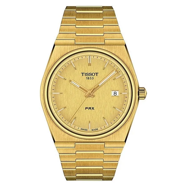 Tissot Prx Powermatic 80 T137.407.33.021.00 Çelik Kordon Gold Erkek Kol Saati - Görsel 6