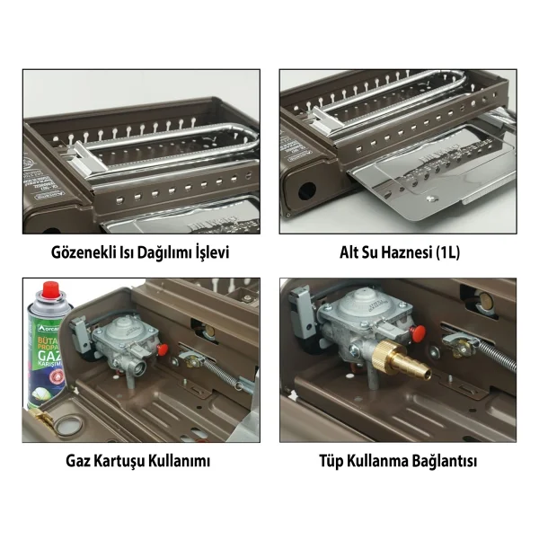 Orcamp Ck-507 Izgaralı Portatif Kamp Ocağı - Görsel 3