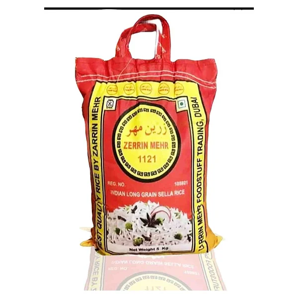 Zarrin Mehr 5 Kg Eksta Uzun Taneli Basmati Pirinç 1121 Grain Long Kaliteli Pirinç - 1,5 Gr - Görsel 2