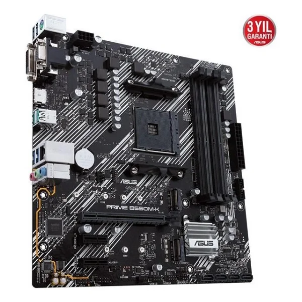 Asus Prime B550m-K AMD Am4 DDR4 Micro Atx Anakart - Görsel 7