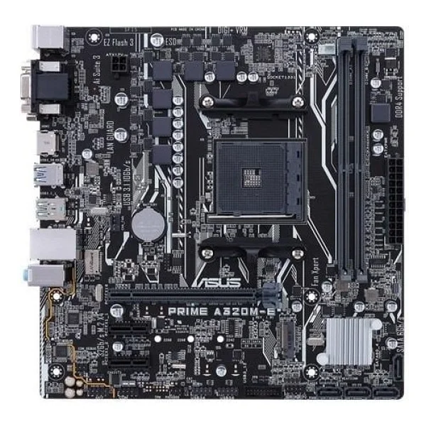 Asus Prime A320M-E AMD AM4 DDR4 Micro ATX Anakart - Görsel 5