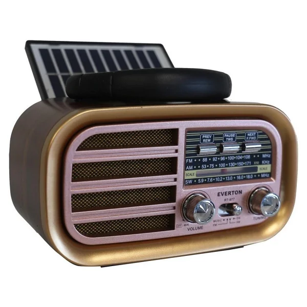 Everton Rt-877 Bluetooth Nostaljik Radyo - Görsel 2