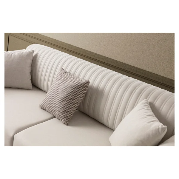 Edsy Home Galata 3+3+1 Koltuk Takımı Krem - Görsel 4