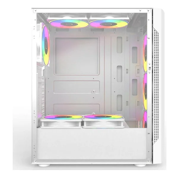 Gamebooster GB-T005mw RGB Fanlı Beyaz Atx Oyuncu Kasası - Görsel 3