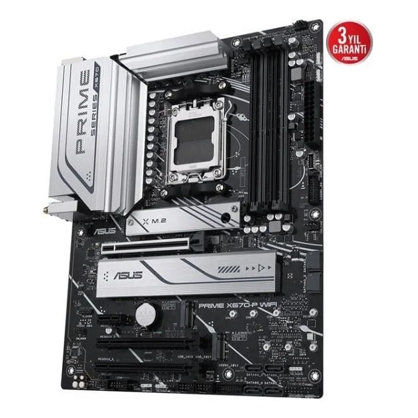 Asus Prime X670-P Wi-Fi AMD Am5 DDR5 Atx Anakart - Görsel 9