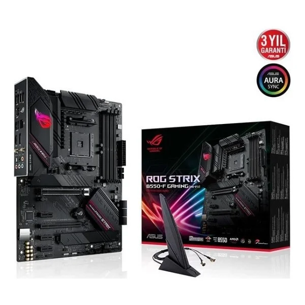 Asus ROG Strix B550-F Gaming Wi-Fi II AMD AM4 DDR4 ATX Anakart - Görsel 3