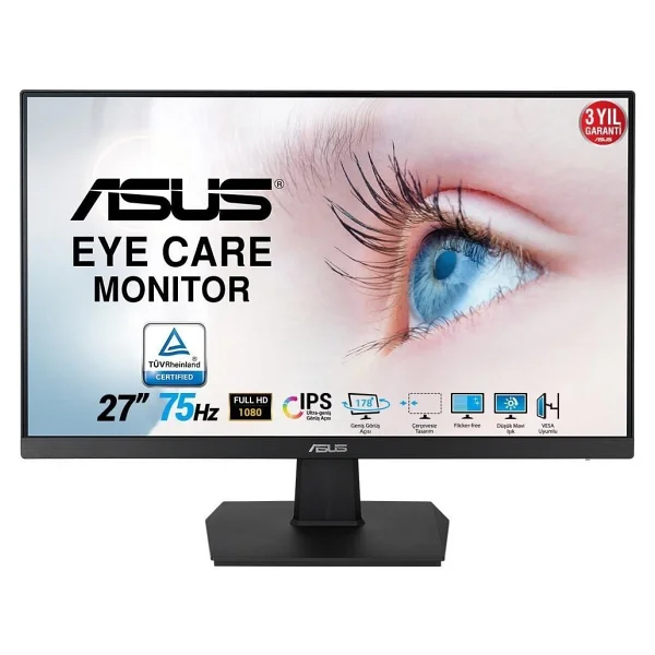 Asus VA27EHE 27" Full HD IPS Monitör - Görsel 3