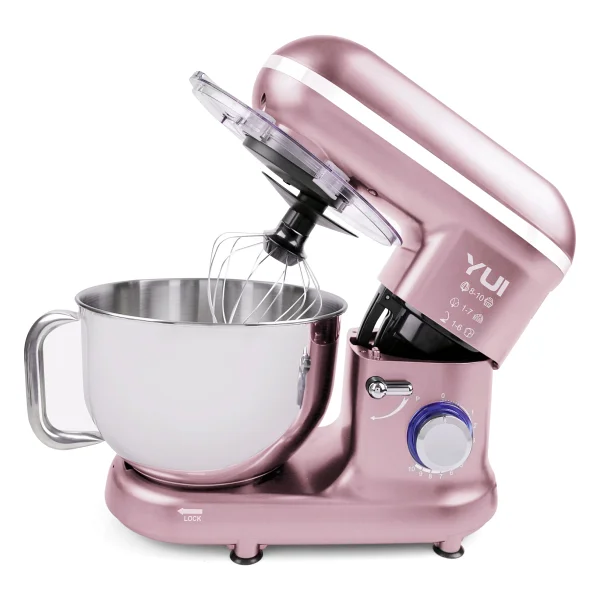 Yui M108 Easy Chef 1300 W 5 lt Pembe Stand Mikser - Görsel 2