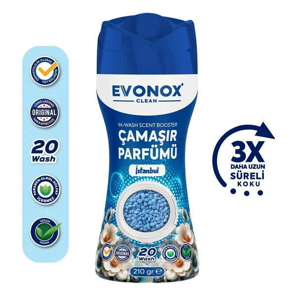 Evonox Clean İstanbul Çamaşır Parfümü 210 Gr - Görsel 6