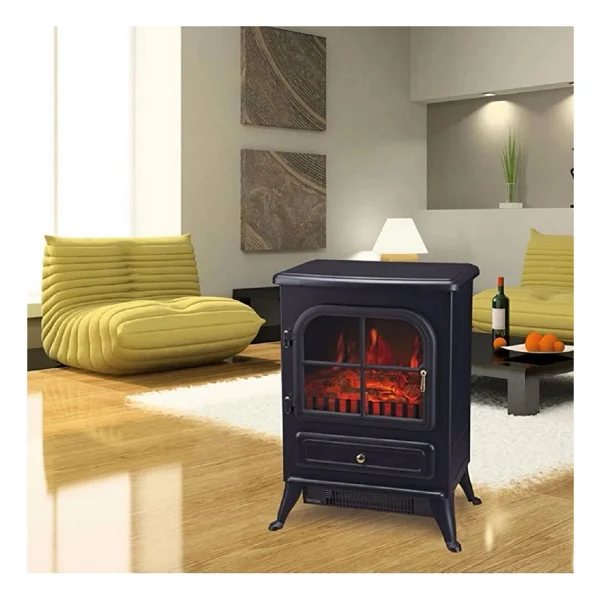 Elektrikli Şömine 1850 Watt, Ayaklı - Görsel 4