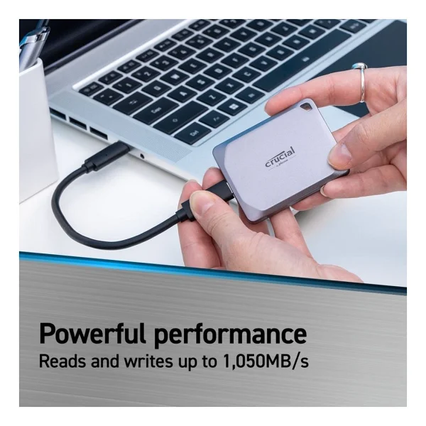Crucial X9 Ct1000x9ssd9 USB 3.2 1 TB Taşınabilir SSD - Görsel 9