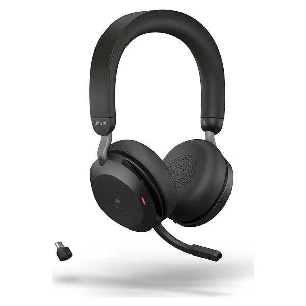 Jabra Evolve2 75 Ms Type-C Stereo Kulak Üstü Çağrı Merkezi Kulaklığı - Görsel 3