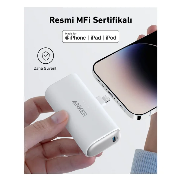 Anker A1645 5000 mAh Hızlı Şarj Powerbank - Görsel 3
