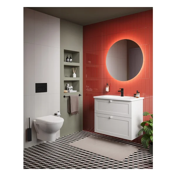 Vitra 740-2211 Mekanik Kumanda Paneli, Mat Siyah - Görsel 4