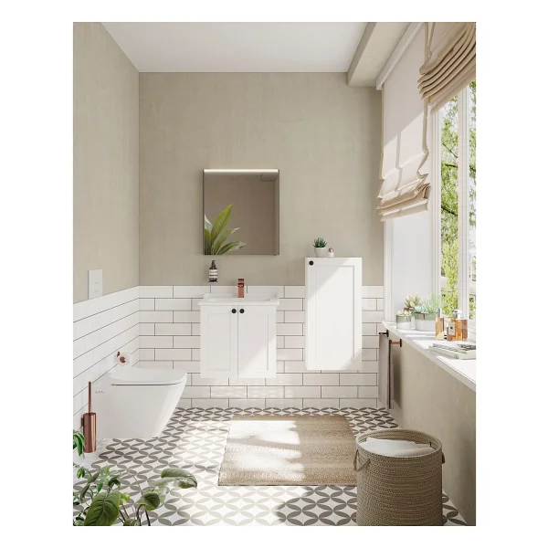 Vitra 7082l003-0090 Integra Square 54 Cm Rim-Ex Asma Klozet - Görsel 5