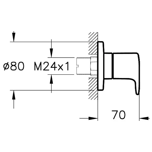 Artema A4273034 Root Round Nikel Ankastre Stop Valf - Görsel 2