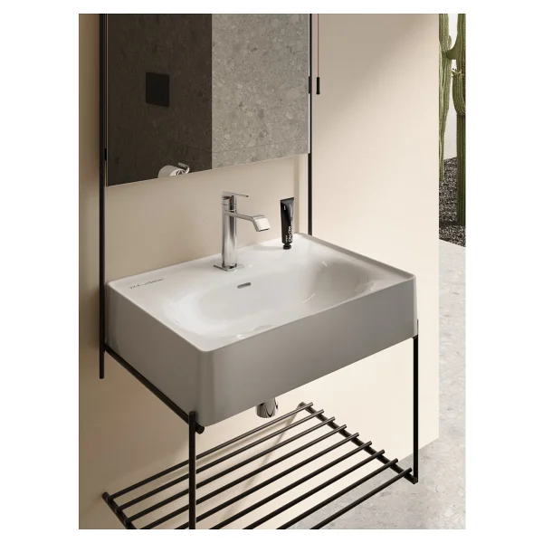 Vitra Suit A42816 Krom Lavabo Bataryası - Görsel 3