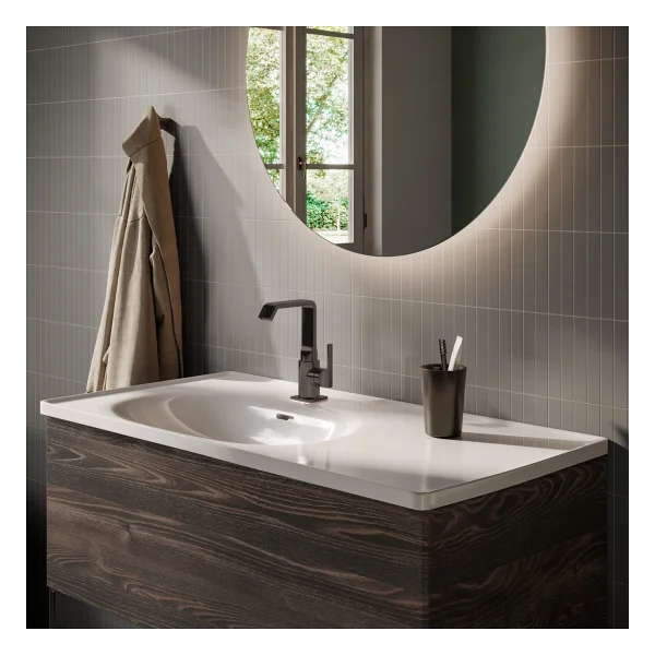 Vitra Suit A4261639 Yandan Kumandalı Siyah Lavabo Bataryası - Görsel 6