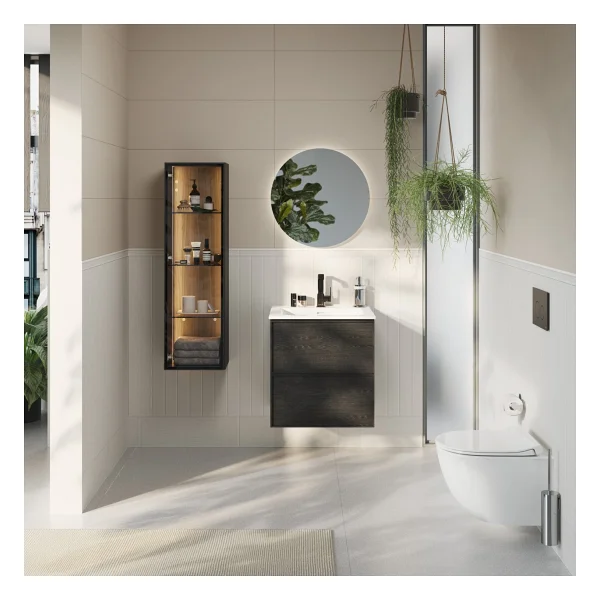 Vitra Suit A4261639 Yandan Kumandalı Siyah Lavabo Bataryası - Görsel 7